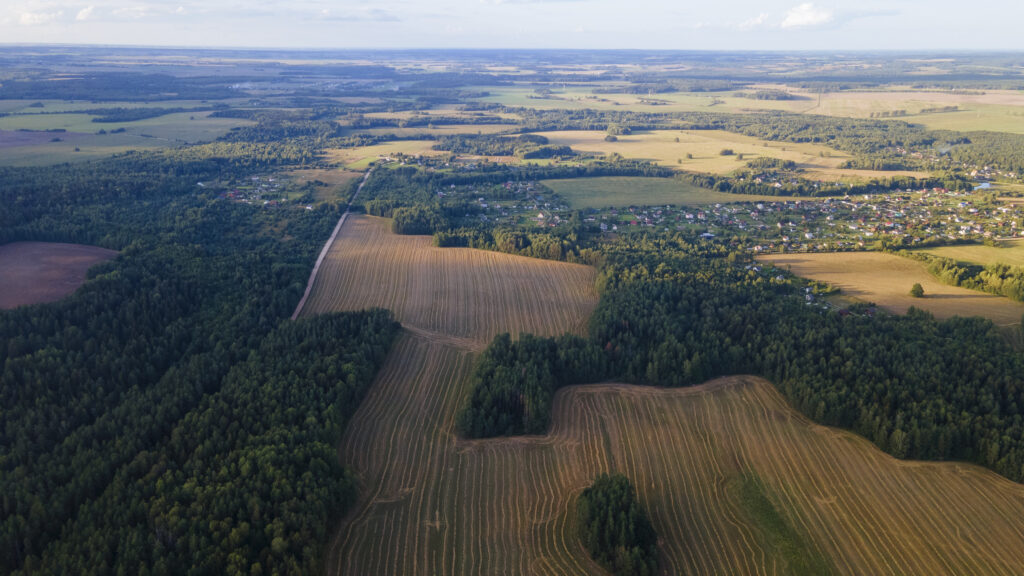 Laukai iš paukščio skrydžio